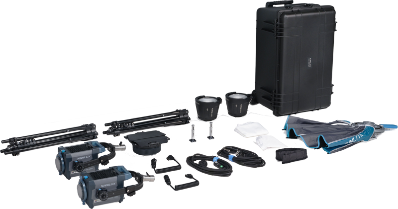 NANLUX Evoke 150C 2-Light Kit in Trolley Hardcase
