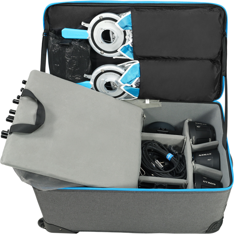 NANLUX Evoke 150C 3-Light Kit in Trolley Case