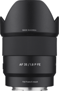 SAMYANG AF 35mm f/1.8 P Sony FE (full frame & APS-C)