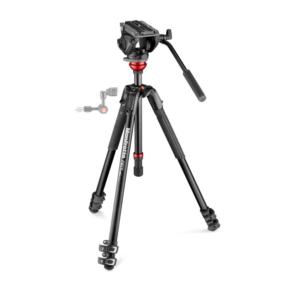 Manfrotto 500 Fluid Video Head Flat Base with 190X