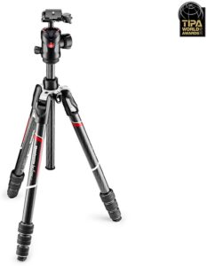 Manfrotto Befree GT Carbon Fibre Tripod Twist Lock, Ball Head