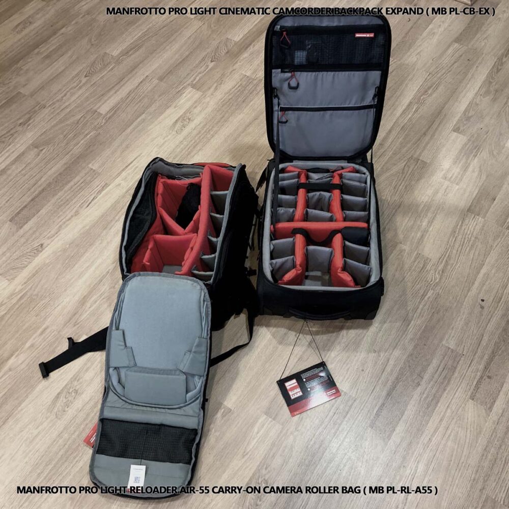 Manfrotto Pro Light Reloader Air-55 carry-on camera roller bag
