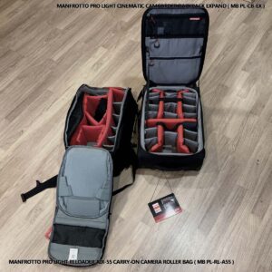 Manfrotto Pro Light Reloader Air-55 carry-on camera roller bag