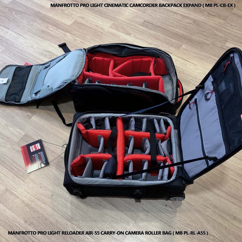 Manfrotto Pro Light Reloader Air-55 carry-on camera roller bag