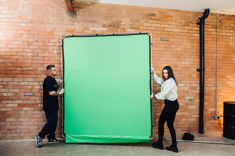 Manfrotto EzyFrame Background 2m x 2.3m Chroma Key Green