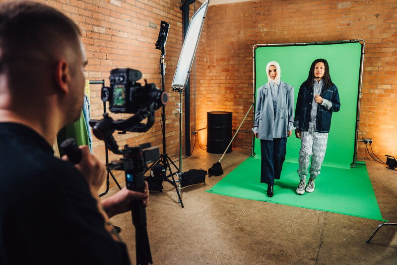 Manfrotto EzyFrame Background 2m x 2.3m Chroma Key Green