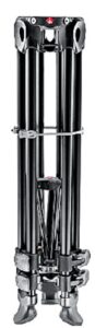 Manfrotto Video Tripod, aluminium telescopic-twin