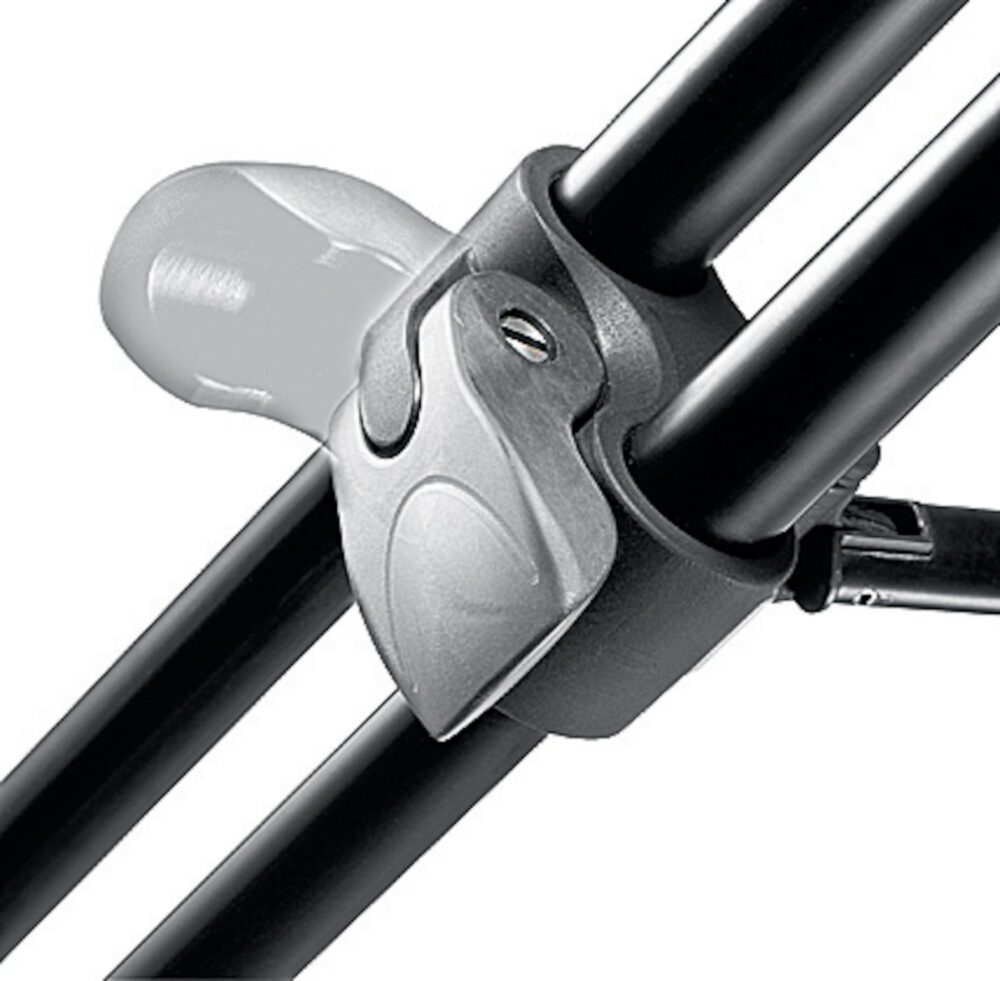 Manfrotto Video Tripod, aluminium telescopic-twin