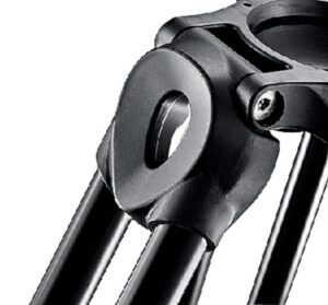 Manfrotto Video Tripod, aluminium telescopic-twin