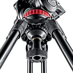 Manfrotto Video Tripod, aluminium telescopic-twin