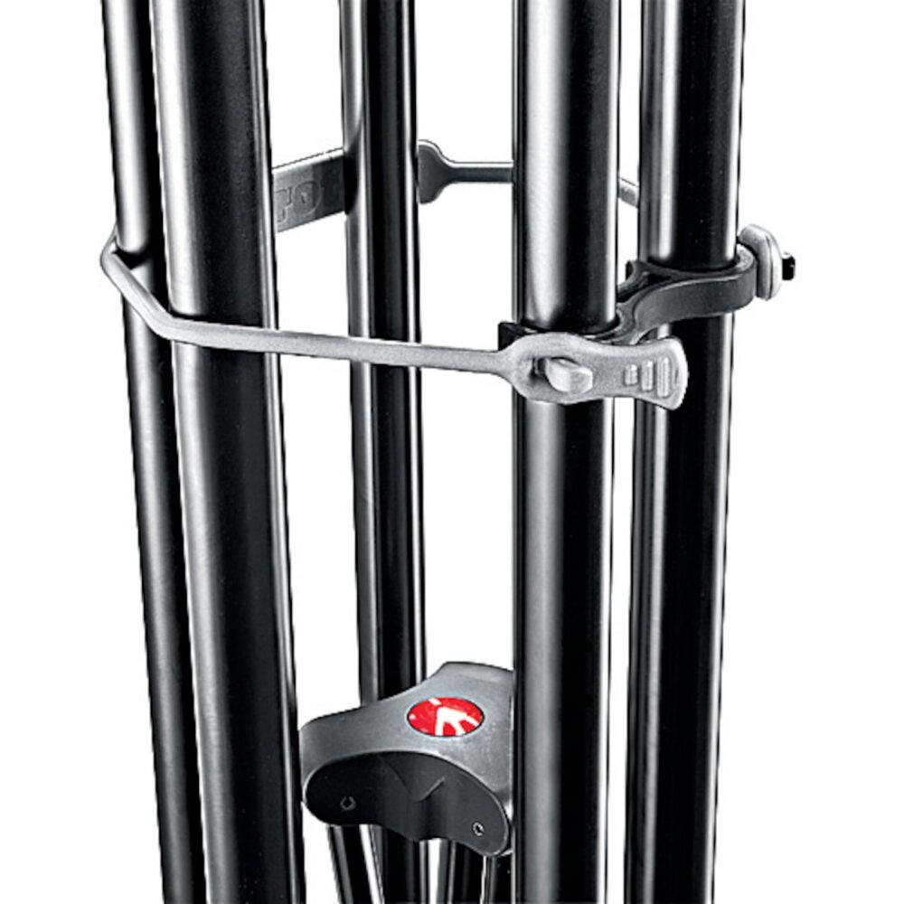 Manfrotto Video Tripod, aluminium telescopic-twin