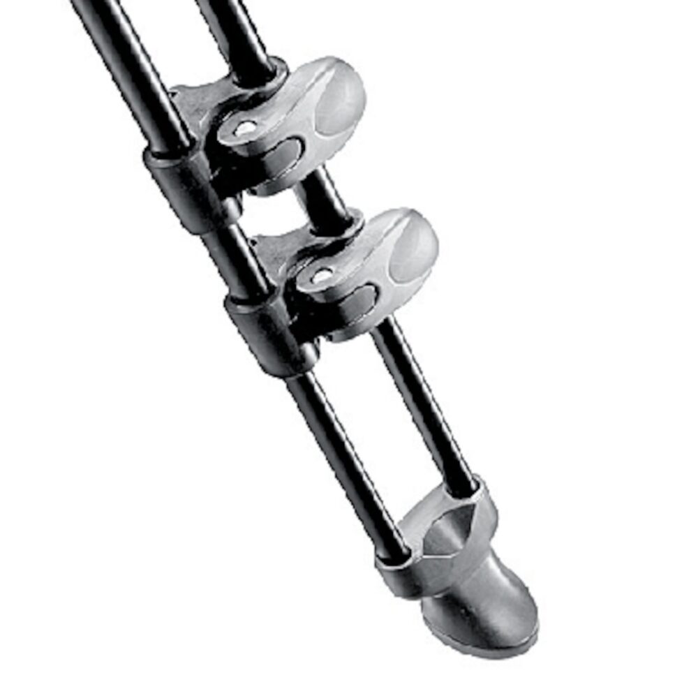Manfrotto Video Tripod, aluminium telescopic-twin