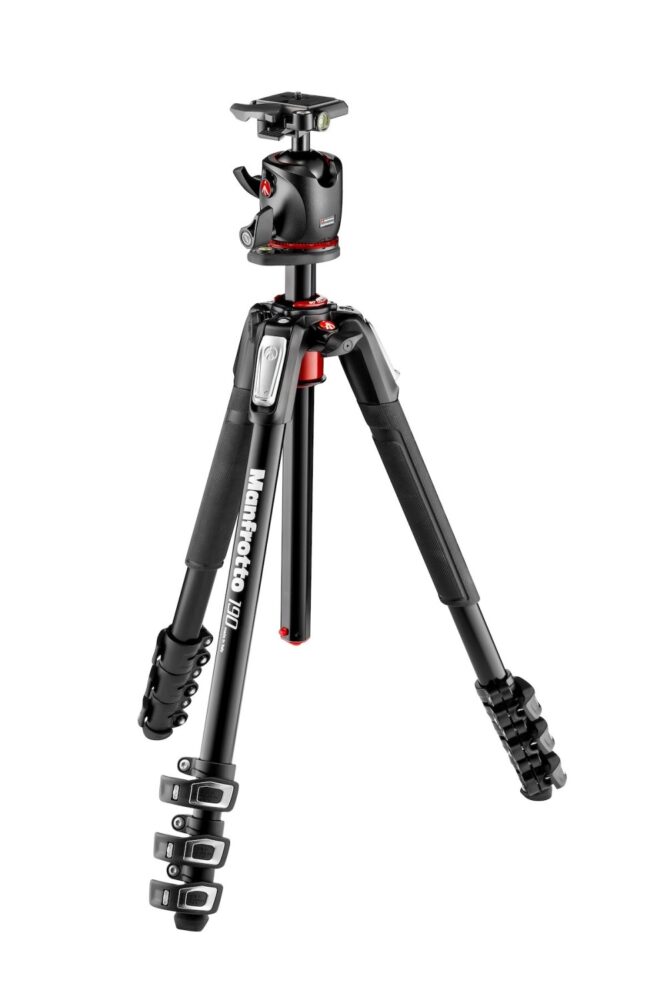 Manfrotto 190 Aluminium 4-Section Tripod with XPRO