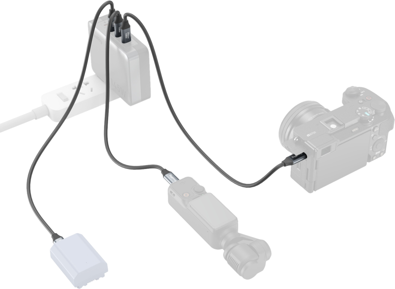 SMALLRIG 4788 USB-C (Straight) to USB-C (Straight) Data Cable 35cm