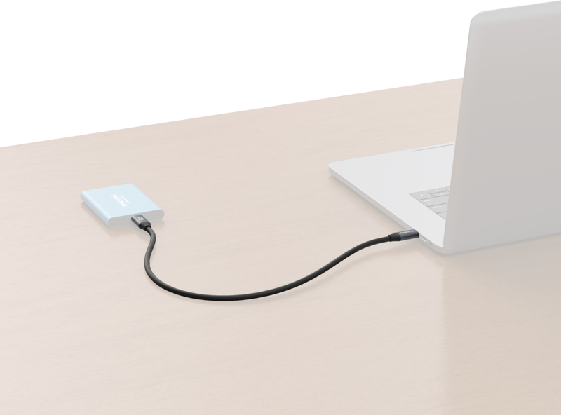 SMALLRIG 4788 USB-C (Straight) to USB-C (Straight) Data Cable 35cm