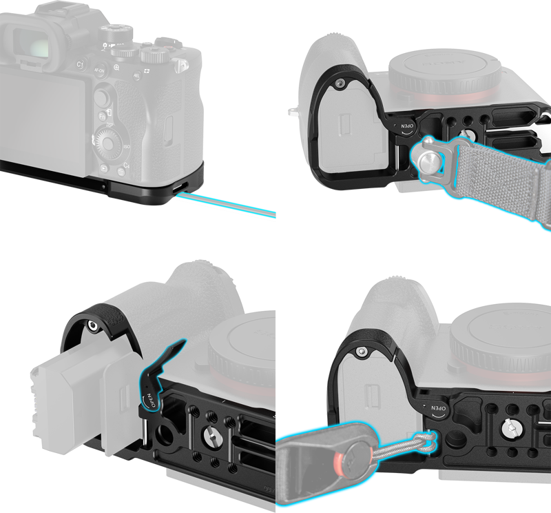 SMALLRIG 6705 Mount Plate for Sony Alpha 7R VI