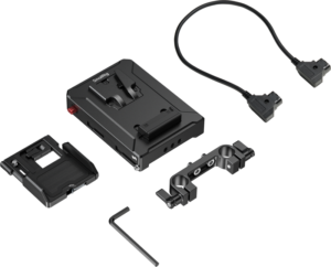 SMALLRIG 5881 Intelligent V-Mount Battery Adapter Plate with 15mm Dual Rod Clamp