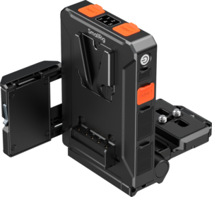 SMALLRIG 5899 Intelligent V-Mount Battery Adapter Plate Compatible with Arca-Swiss