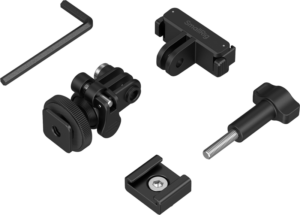 SMALLRIG 6396 QR Adapter Support with Cold Shoe Mount and Ball Head for DJI Osmo Action 6 / Nano