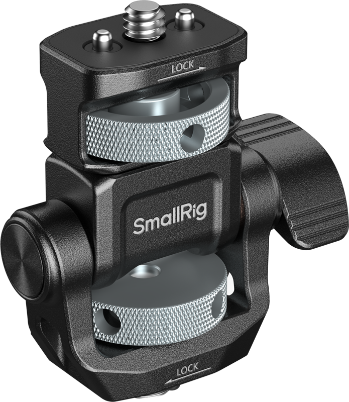 SMALLRIG 6314 Monitor Support for Horizontal & Vertical Shooting with ARRI 3/8"-16 Locating Screw