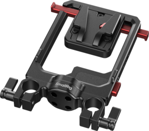 SMALLRIG 6273 Rotatable V-Mount Battery Plate with Dual V-Locks and 15mm Dual Rod Clamp