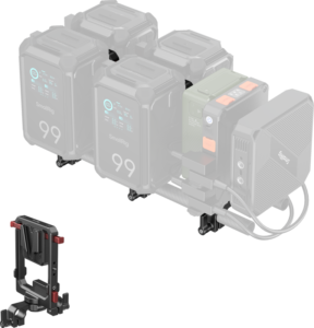 SMALLRIG 6273 Rotatable V-Mount Battery Plate with Dual V-Locks and 15mm Dual Rod Clamp