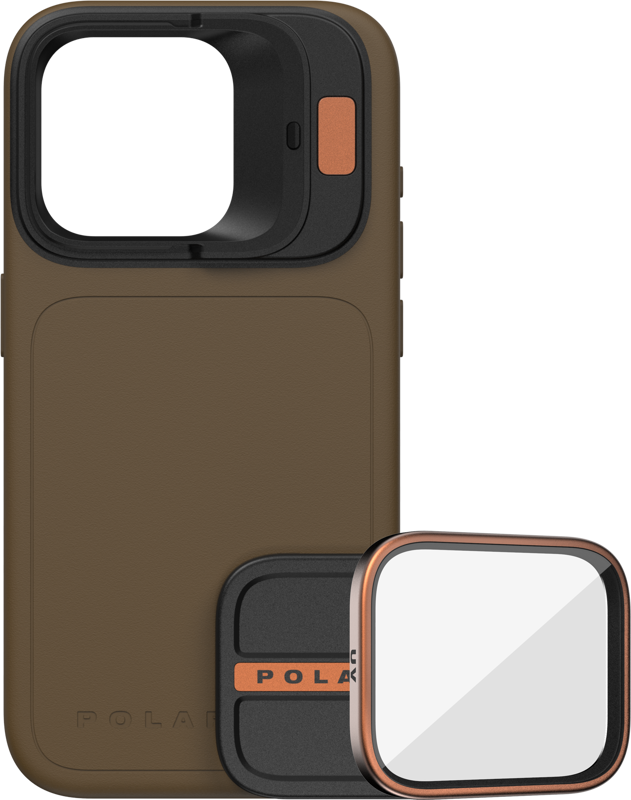 POLARPRO Kit - LiteChaser iPhone 15 Pro Max Case Desert + UV Filter