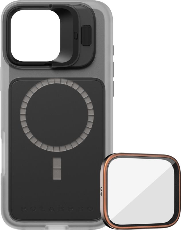 POLARPRO Kit - LiteChaser iPhone 16 Pro Max BaseCase Clear + UV Filter