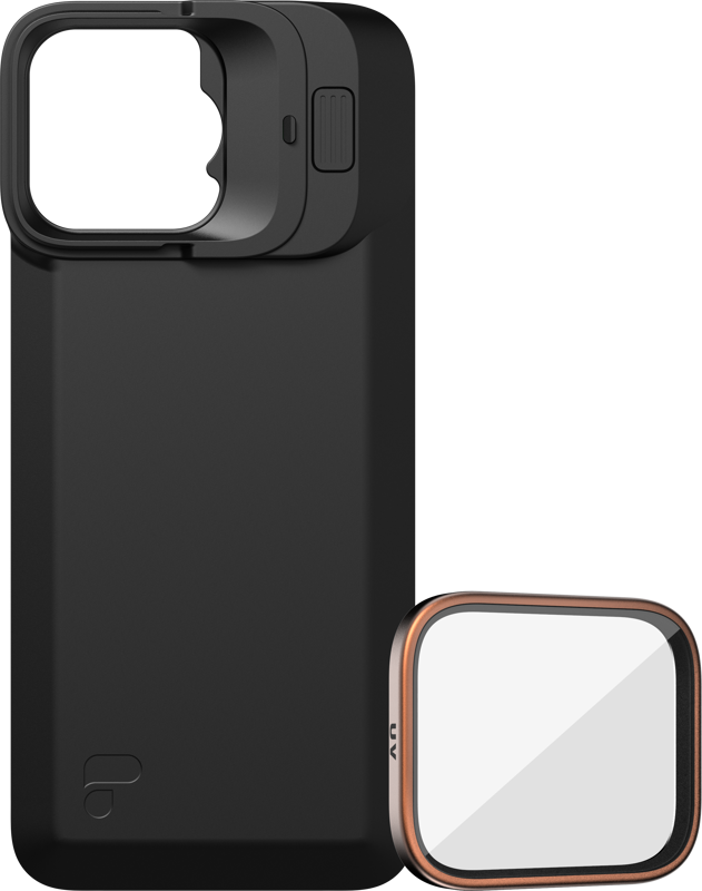 POLARPRO Kit - LiteChaser iPhone 16 Pro Max Exo BackPlate + UV Filter