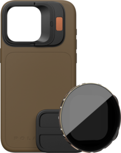 POLARPRO Kit - LiteChaser iPhone 15 Pro Case Desert + VND 3-5 Filter