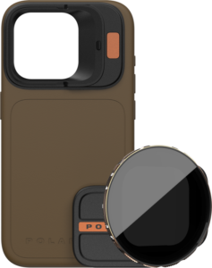 POLARPRO Kit - LiteChaser iPhone 15 Pro Max Case Desert + VND 3-5 Filter