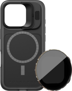 POLARPRO Kit - LiteChaser iPhone 16 Pro BaseCase Black + VND 3-5 Filter
