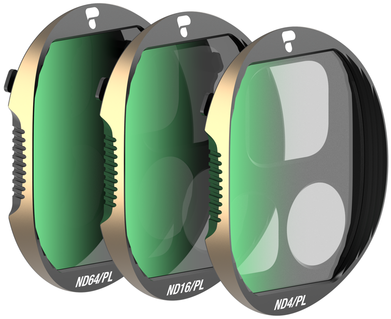 POLARPRO DJI Mavic 4 Pro Vivid ND/PL Filter Collection [ND4/PL, ND16/PL, ND64/PL]