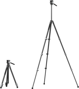 SMALLRIG 5885 Portable Carbon Fiber Tripod for Action Cameras
