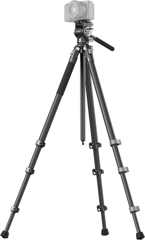 SMALLRIG 5885 Portable Carbon Fiber Tripod for Action Cameras