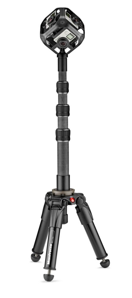 Manfrotto Virtual reality aluminum base with half ball for levelling