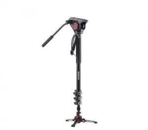Manfrotto XPRO 4 section video monopod w Fluid head