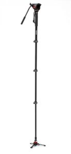 Manfrotto XPRO 4 section video monopod w Fluid head