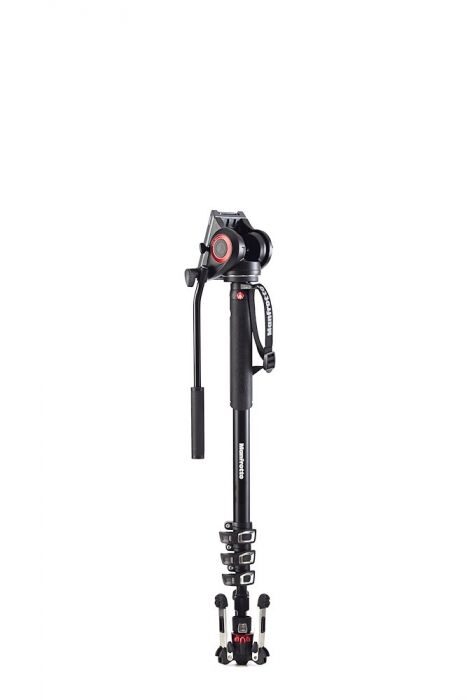 Manfrotto XPRO 4 section video monopod w Fluid head