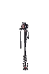 Manfrotto XPRO 4 section video monopod w Fluid head