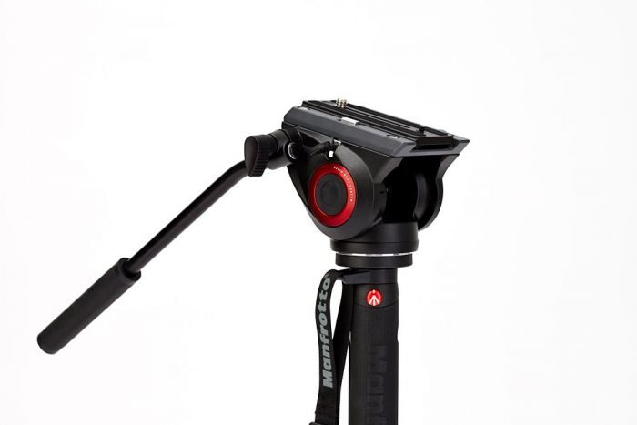 Manfrotto XPRO 4 section video monopod w Fluid head