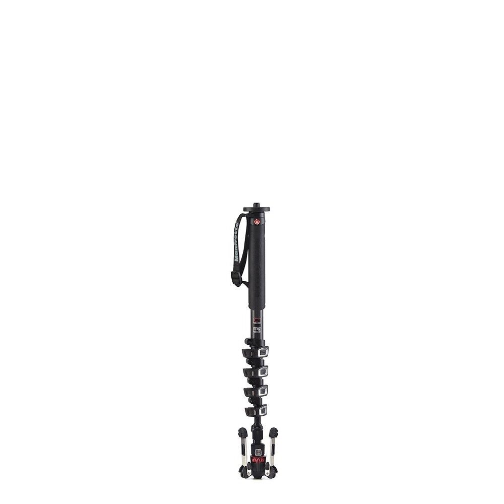 Manfrotto XPRO Carbon 5 section fluid video monopod