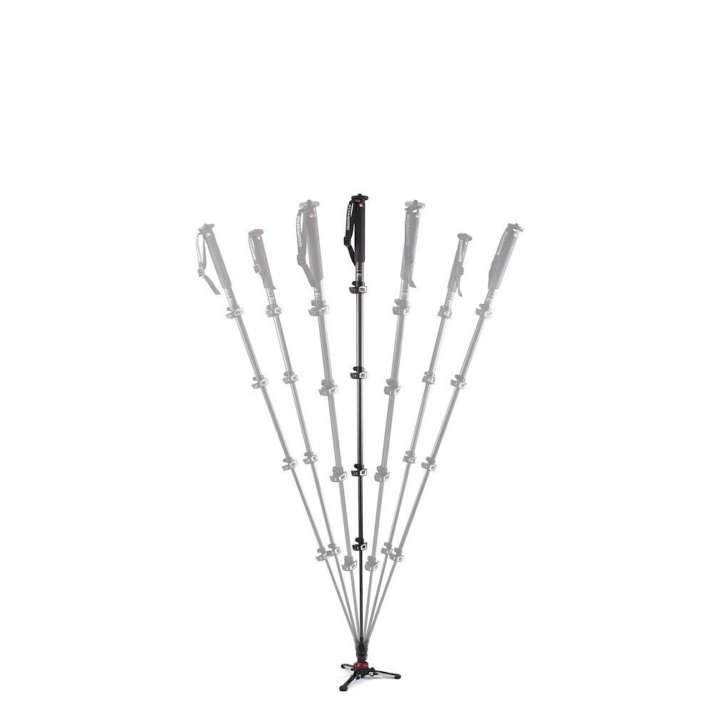 Manfrotto XPRO Carbon 5 section fluid video monopod
