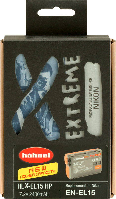 HÄHNEL Battery Extreme Nikon HLX-EL15Hp / EN-EL15