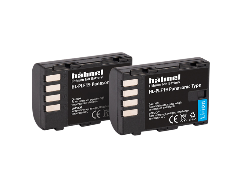 HÄHNEL Battery Panasonic HL-PLF19 / DMW-BLF19 Twin Pack