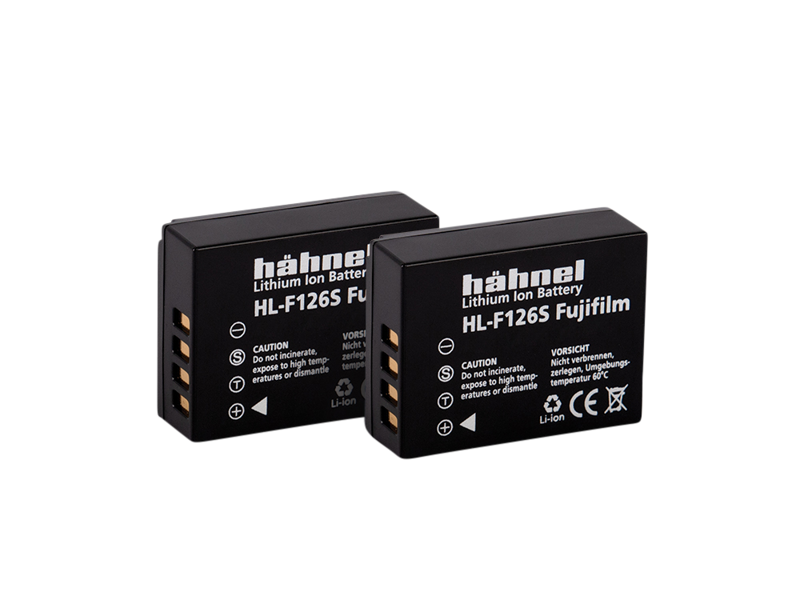 HÄHNEL Battery Fujifilm HL-F126s / NP-W126S Twin Pack
