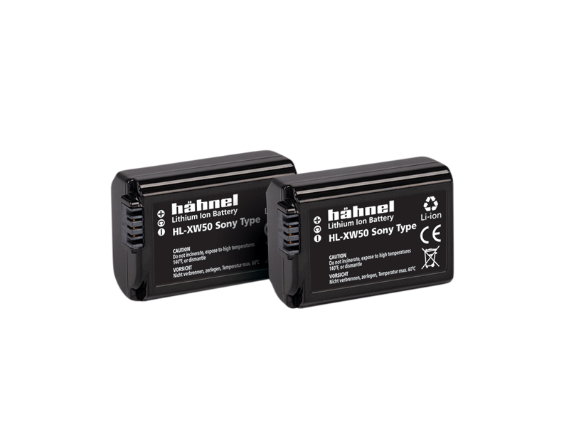 HÄHNEL Battery Sony HL-XW50 / NP-FW50 Twin Pack