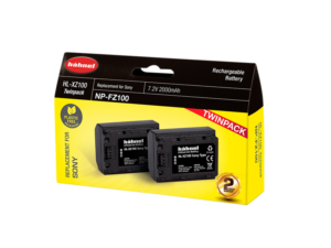 HÄHNEL Battery Sony HL-XZ100 / NP-FZ100 Twin Pack
