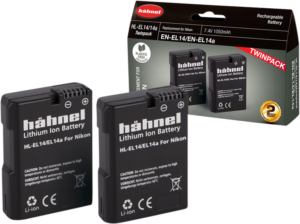 HÄHNEL Battery Nikon HL-EL14/14A / EN-EL14/14A Twin Pack