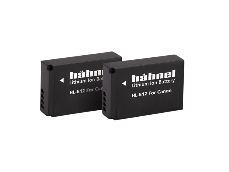 HÄHNEL Battery Canon HL-E12 / LP-E12 Twin Pack